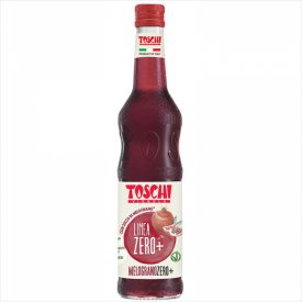 Buy online POMEGRANATE SYRUP ZERO+ Toschi Vignola | 6 bottles of 0,56 kg | POMEGRANATE syrup, no added sugar, no calories, no ar