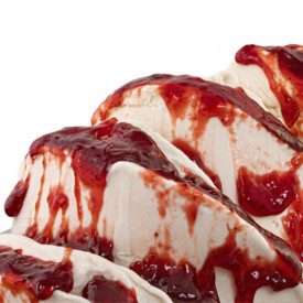 VARIEGATO FRAGOLA Nutman | secchiello da 3 kg. | Variegato per gelato con pezzi di frutta. Confezione: secchiello da 3 kg.; Tipo