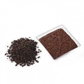 BISCONERO CREAM 3 KG. - NUTMAN | Nutman | Pack: buckets of 3 kg. | Ripple cream with dark chocolate flavour crushed biscuits and