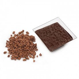 BISCUIT CREAM | Nutman | Pack: buckets of 3 kg.; Product family: cream ripples | Ripple cream with chocolate and hazelnut biscui