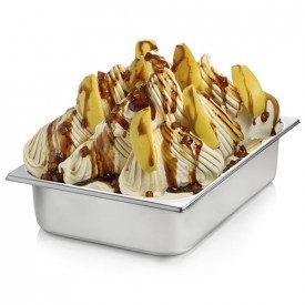 Buy online APPLE PIE PASTE Rubicone | box of 6 kg.-2 buckets of 3 kg. | Concentrated gelato paste apple pie flavor.