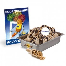Nutman | Acquista KIT GELATO SUPERPEANUT | box completo | Kit completo di pasta gelato, variegatura e decorazione per preparare 