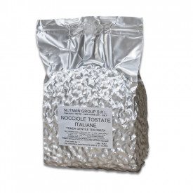 Nutman | Buy online TGT ROASTED HAZELNUTS K. 5 | vacuum bag of 5 kg. | Roasted and shelled hazelnuts variety 'Tonda Gentile Tril