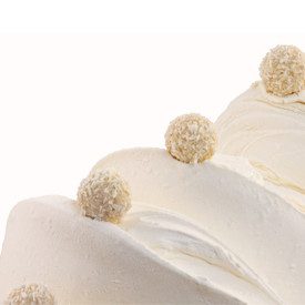 RAFFAELLO PASTE - WHITE CHOCOLATE AND COCONUT 3RAF05 | Certifications: gluten free; Pack: bucket of 5 kg.; Product family: flavo