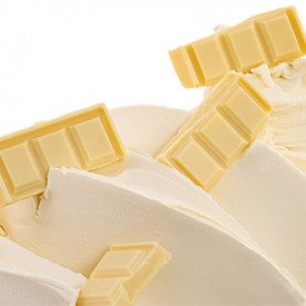 Nutman | Buy online WHITE CHOCOLATE PASTE | bucket of 5 kg. | Ice cream paste made with fine white chocolate.