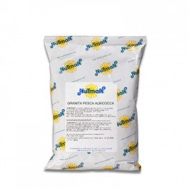 Nutman | Buy online PEACH-APRICOT SLUSH GRANITA BASE | box of 8 kg. - 8 bags of 1 kg. | Powder mix for peach-apricot granita, re