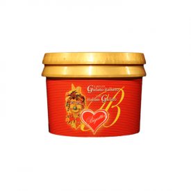 Buy SALTED BUTTER CARAMEL RIPPLE 2.6 KG. - BIGATTON | bucket of 2,6 kg. | Salted butter caramel ripple cream, a tasty cream rich