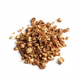HAZELNUT BRITTLE | NutsDried | Pack: bag of 2,5 kg.; Product family: dried fruits and crunchies | Hazelnut brittle, 4/6 mm calib