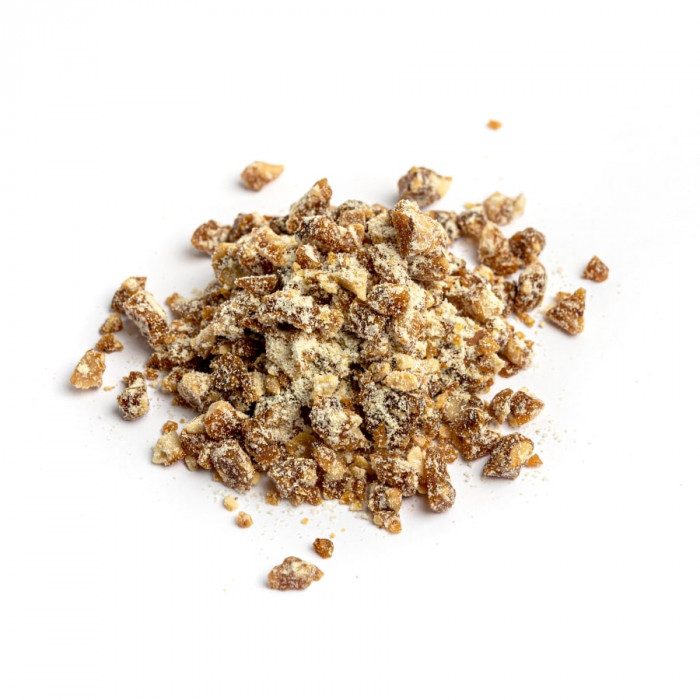 HAZELNUT BRITTLE FLAVORED CITRUS FRUIT | NutsDried | Pack: bag of 2,5 kg.; Product family: dried fruits and crunchies | Hazelnut HAZELNUT BRITTLE FLAVORED CITRUS FRUIT | NutsDried | Pack: bag of 2,5 kg.; Product family: dried fruits and crunchies | Hazelnut