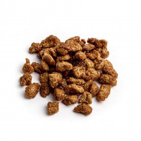 CANDIED HAZELNUT THICK GRAIN | NutsDried | bag of 3 kg. | Candied hazelnuts grain, 6/8 mm caliber. Origin of fruit: Italy.