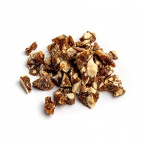 THICK ALMOND BRITTLE | NutsDried | Pack: bag of 2,5 kg.; Product family: dried fruits and crunchies | Almond brittle, 6/8 mm cal
