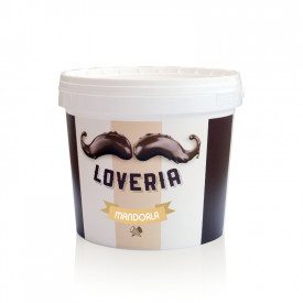 Buy LOVERIA ALMOND CREAM - 5.5 Kg. | Leagel | bucket of 5,5 kg. | Loveria Almond is a gelato cream with a special rustic finish.