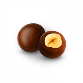 Buy online DRAGEES HAZELNUT NOUGHITA MILK - 1000 gr. Zaini | bags of 1 kg. | Single wrapped hazelnuts coated with extra chocolat