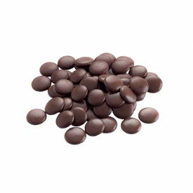 Buy online EXTRA DARK CHOCOLATE CALLETS EMILIA - 1000 gr. Zaini | bags of 1 kg. | Extra dark chocolate callets