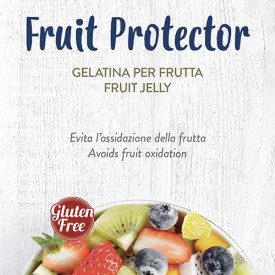 Buy online FRUIT PROTECTOR Rubicone | box of 6 kg. -6 bottles of 1 kg. | Transparent syrup to prevent oxidation. Packed in a han