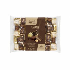 Buy online MIXED CREMINO PRALINE - 500 gr. Zaini | bags of 500 gr. | Assorted cremini: Cremino hazelnut and bitter cocoa: two sm