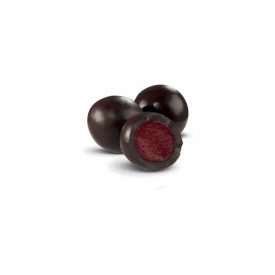 Buy online DRAGEES CHOCO & FRUIT RED FRUITS - 1000 gr. Zaini | bags of 1 kg. | A fruit heart coated with extra dark chocolate