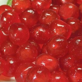 Nutman | Buy online CANDIED RED CHERRIES 22/24 | box of 5 kg. | Candied red cherries size 22/24 mm.