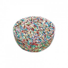 Nutman | Acquista CODETTE COLORATE DI ZUCCHERO | scatola da 5 kg. | Allegre codette di zucchero colorato da decorazione.