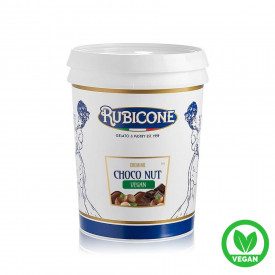 Acquista CREMINO CHOCO NUT VEGAN Rubicone | scatola da 10 kg. - 2 secchielli da 5 kg. | Il Cremino più amato al gusto Cacao e No