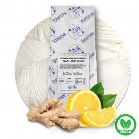 LEMON GINGER SOFT READY - 1.25 Kg. | Rubicone | Certifications: gluten free, dairy free, vegan; Pack: bags of 1,25 kg.; Product 