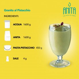 ANITA NEUTRAL BASE FOR SICILIAN GRANITA - 1,6 KG. | Elenka | Pack: bags of 1.6 kg.; Product family: ice cream bases | Specific b