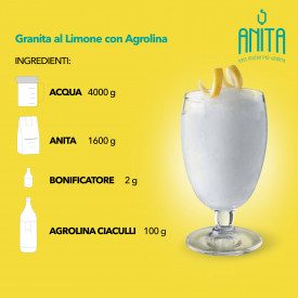 Buy ANITA NEUTRAL BASE FOR SICILIAN GRANITA - 1,6 KG. | Elenka | bags of 1.6 kg. | Specific base for Sicilian granita. From Elen
