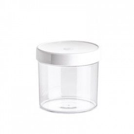 ICE JAR 550 CC - JAR WITH WHITE LID | Polo Plast | 8027499020168 | Pack: box of 18 pcs.; Product family: take away and delivery 