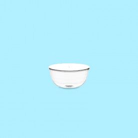 ZUCCOTTO 100 G PS TRANSPARENT WITH LID | Polo Plast | box of 200 pcs. | Bowl for Zuccotto Gelato capacity 100 gr. with lid, made