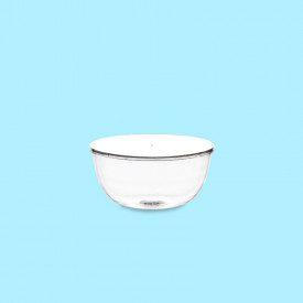 ZUCCOTTO 300 G PS TRANSPARENT WITH LID | Polo Plast | box of 50 pcs. | Bowl for Zuccotto Gelato capacity 300 gr. with lid, made 