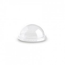 GO-YO 100 DOME LID | Polo Plast | box of 600 pcs. | Dome lid in PS for the Go-Yo 100cc cup. | 8027499003925