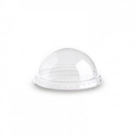 GO-YO 150 DOME LID | Polo Plast | box of 750 pcs. | Dome lid in PS for the Go-Yo cup 150 cc. | 8027499004182