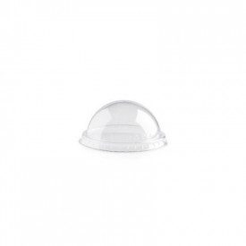 BEPPINO 300 DOME LID | Polo Plast | box of 600 pcs. | Dome lid in PS for the Beppino 300 cc cup. | 8027499010718