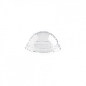 BEPPINO 400 DOME LID | Polo Plast | box of 600 pcs. | Dome lid in PS for the Beppino 400 cc cup. | 8027499002713
