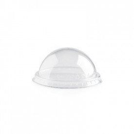 BEPPINO 500 DOME LID | Polo Plast | box of 500 pcs. | Dome lid in PS for the Beppino 500 cc cup. | 8027499003215