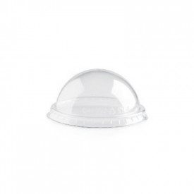 BEPPINO 500 DOME LID | Polo Plast | 8027499003215 | Pack: box of 500 pcs.; Product family: paper cups and plastic cups | Dome li