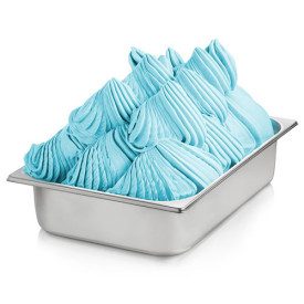 BUBBLE GUM BLUE PASTE F024 | Certifications: halal, kosher, gluten free, diary free, vegan; Pack: box of 6 kg.-2 buckets of 3 kg