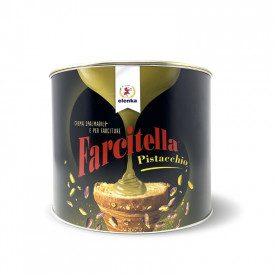 FARCITELLA PISTACHIO 8 KG FILLING CREAM ELENKA | Elenka | Pack: bucket of 8 kg.; Product family: pastry | farcitella Pistacchio 