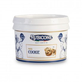 COOKIE PASTE | Rubicone | Certifications: gluten free, dairy free, vegan; Pack: box of 6 kg.-2 buckets of 3 kg.; Product family: