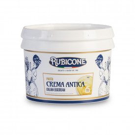 Buy online ANTIQUE CREAM PASTE Rubicone | box of 6 kg.-2 buckets of 3 kg. | Antique cream is a concentrated ice cream paste at t