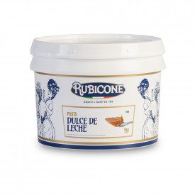 Buy online DULCE DE LECHE PASTE Rubicone | box of 6 kg.-2 buckets of 3 kg. | Dulce de leche is a concentrated ice cream paste wi