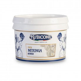 Buy online MERINGUE PASTE Rubicone | box of 6 kg.-2 buckets of 3 kg. | Meringue is a concentrated ice cream paste with the taste