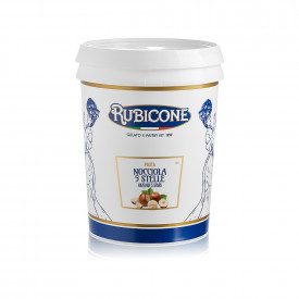 Buy online 5 STAR HAZELNUT PASTE Rubicone | box of 10 kg.-2 buckets of 5 kg. | 5 Star Hazelnut is a pure ice cream paste made wi