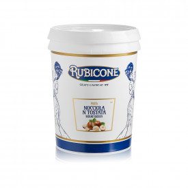 Buy online HAZELNUT N TOASTED PASTE Rubicone | box of 10 kg.-2 buckets of 5 kg. | Hazelnut N toasted is a pure hazelnut ice crea