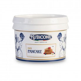 Buy online PANCAKE PASTE Rubicone | box of 6 kg.-2 buckets of 3 kg. | Pancake is a concentrated gelato paste with the taste of t