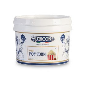 POP CORN PASTE F735 | Certifications: gluten free, diary free, vegan; Pack: box of 6 kg.-2 buckets of 3 kg.; Product family: fla