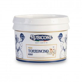 Buy online NOUGAT PASTE Rubicone | box of 8 kg. - 2 buckets of 4 kg. | Nougat is a concentrated gelato paste