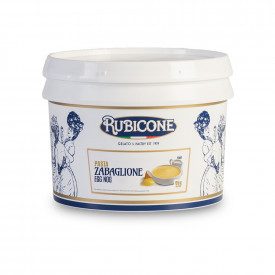 Buy online ZABAGLIONE PASTE Rubicone | box of 6 kg.-2 buckets of 3 kg. | Zabaglione is a concentrated gelato paste with the tast