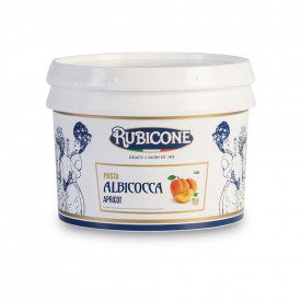 APRICOT PASTE | Rubicone | Certifications: kosher, gluten free, dairy free, vegan; Pack: box of 6 kg.-2 buckets of 3 kg.; Produc