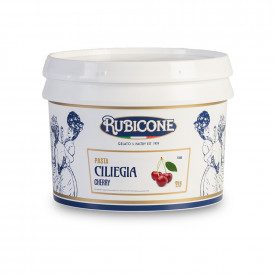 CHERRY PASTE | Rubicone | Certifications: halal, kosher, gluten free, dairy free, vegan; Pack: box of 6 kg.-2 buckets of 3 kg.; 